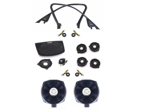 BMW 3 SERISI F30 15 PARÇA HOPARLÖR SETI VE HARMAN TWEETER &amp; ORTA KAPAK SETI